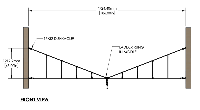 Rope Twist Ladder