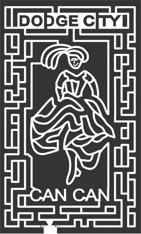 06_KS_Dodge_City Kansas, Girl, can can, dancing, dancer