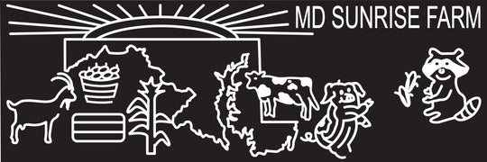 06_MD_Gambrill C Maryland, Sunrise, raccoon, Pig, Cow, goat, state, shape, Apple, Basket, Corn, apples