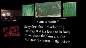 Keeping Your Farm Business in the Family for the Next Generation Dr Ron Hanson