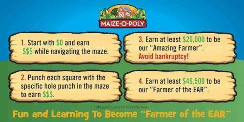 MAiZE-O-Poly Instruction Banner