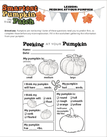 Pumpkin Curriculum Materials