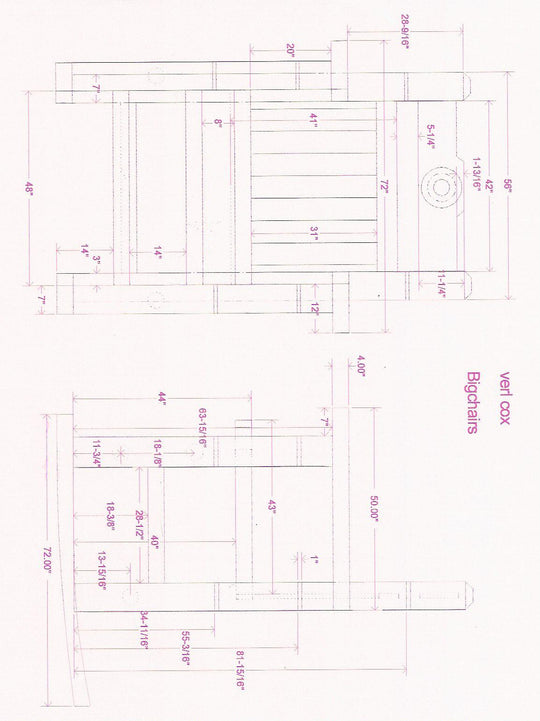 Chair Bench Building Plans